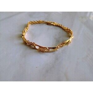 18K Gold Plated Elephant Bracelet For Women